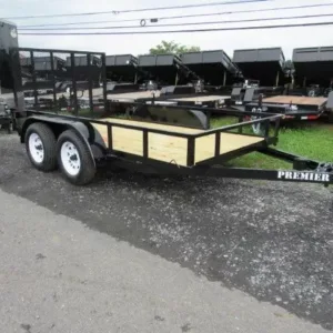 Premier 6.4 x 12 Landscape Utility Trailer (PET-LSC-0039), 7000 lbs GVWR