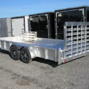 Sport Haven 7x18 Aluminum Landscape Trailer Side, 7000 lbs GVWR