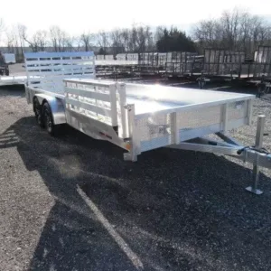 Sport Haven 7x18 Aluminum Landscape Trailer Side, 7000 lbs GVWR