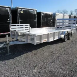 Sport Haven 7x18 Aluminum Landscape Trailer Side, 7000 lbs GVWR
