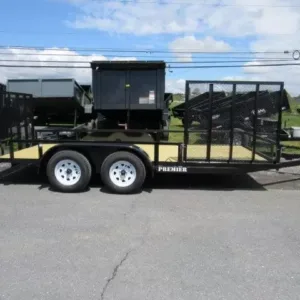 Premier 7 x 16 Landscape Utility Trailer (PET-LSC-0076), 7000 lbs GVWR