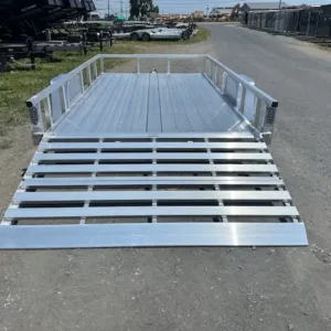 Sport Haven 7x12 Aluminum Landscape Utility Trailer, 2990 lbs GVWR