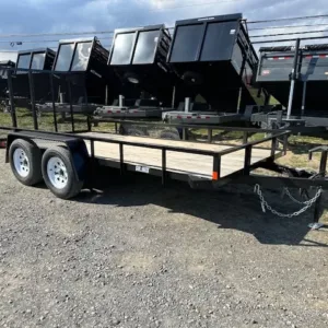 Car Mate 6 x 14 Landscape Utility Trailer, 7000 lbs GVWR