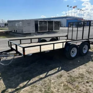 Car Mate 6 x 14 Landscape Utility Trailer, 7000 lbs GVWR
