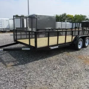 Premier 7 x 18 Landscape Utility Trailer (PET-LSC-0100), 7000 lbs GVWR