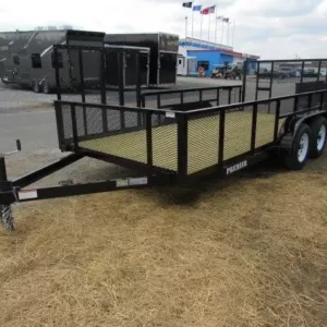 Premier 7 x 16 Landscape Utility Trailer (PET-LSC-0101), 7000 lbs GVWR