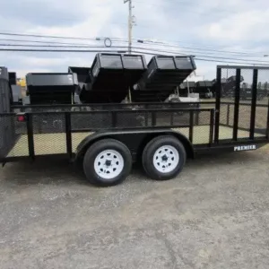 Premier 7 x 16 Landscape Utility Trailer (PET-LSC-0101), 7000 lbs GVWR