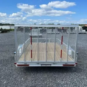 Carry-On 7 x 12 Aluminum Landscape Utility Trailer – Rear Gate, 2990 lbs GVWR
