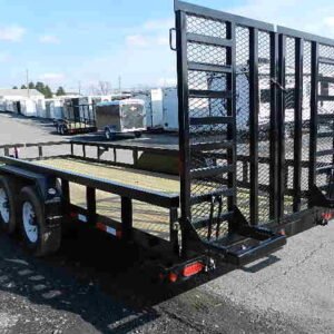 Big Tex 7 x 20 Heavy Duty Landscape Trailer Split Gate