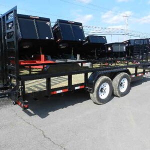 Big Tex 7 x 20 Heavy Duty Landscape Trailer Split Gate