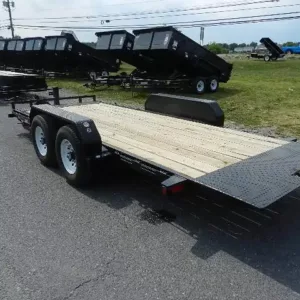 Big Tex 7 x 18 Full Tilt Equipment Trailer Removable Fenders