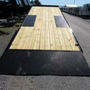 CAM Superline 8 x 24 Equipment Trailer Powered Full Tilt, 15400 lbs GVWR
