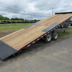 BWise 8 x 24 Deckover Power Tilt 8K Torsion Axles