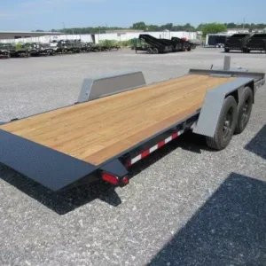 BWise 7 x 20 Low Profile Full Tilt Equipment Trailer Hydraulic Tilt