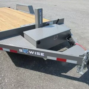 BWise 7 x 20 Low Profile Full Tilt Equipment Trailer Hydraulic Tilt