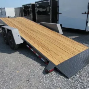 BWise 7 x 20 Low Profile Full Tilt Equipment Trailer Hydraulic Tilt