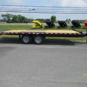 CAM Superline 8 x 22 Deckover Equipment Trailer Power Tilt