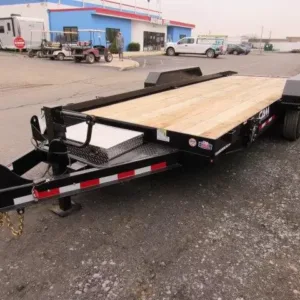 CAM Superline 7 x 20 Equipment Trailer Full Tilt Deck