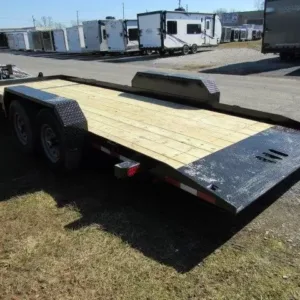 CAM Superline 7 x 21 Low Profile Equipment Trailer Split Tilt