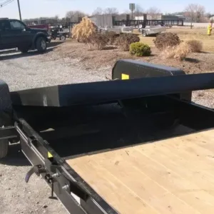 Big Tex 7 x 22 Equipment Trailer Split Tilt Deck