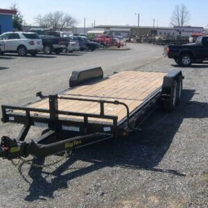 Big Tex 7 x 22 Equipment Trailer Split Tilt Deck