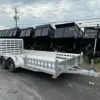 Sport Haven 7x16 Aluminum Utility Trailer, 7000 lbs GVWR