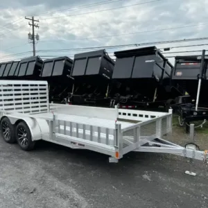Sport Haven 7x16 Aluminum Utility Trailer, 7000 lbs GVWR
