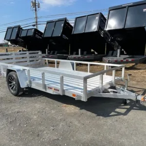 Sport Haven 6x12 Aluminum Utility Trailer, 2990 lbs GVWR