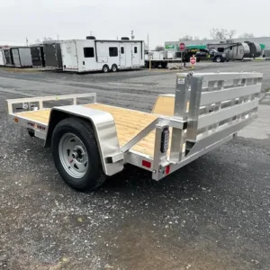 Sport Haven 5x8 Aluminum Utility Trailer Wood Deck, 2990 lbs GVWR