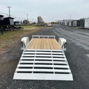 Sport Haven 5x8 Aluminum Utility Trailer Wood Deck, 2990 lbs GVWR